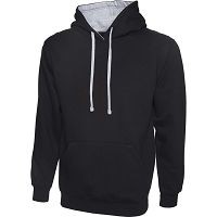 Uneek Contrast Hooded Sweatshirt - UC507