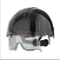 JSP EVO® VISTAlens® Safety Helmet with Integrated Eyewear - Vented