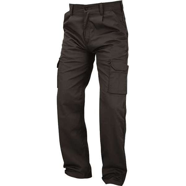 Uneek Mens Cargo Trousers With Knee Pad Pocket Navy  Simon Jersey