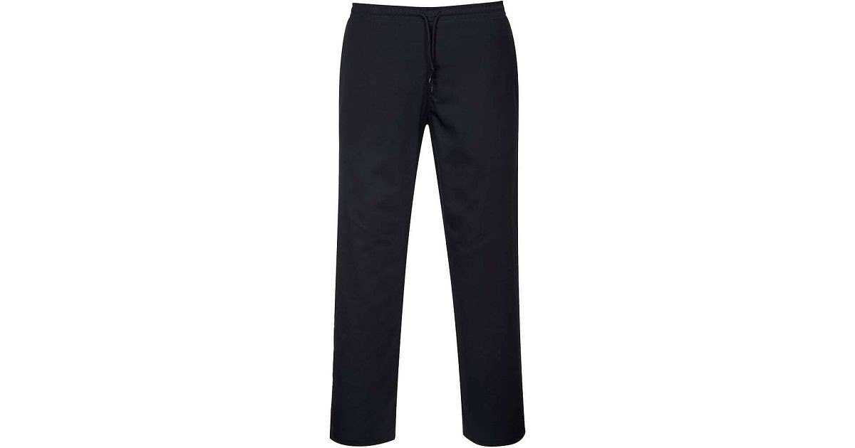 SELECTED HOMME Black Slim Fit Drawstring Trousers