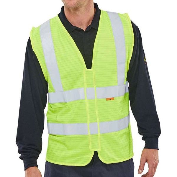 Bseen FR EN ISO20471 Vest Yellow