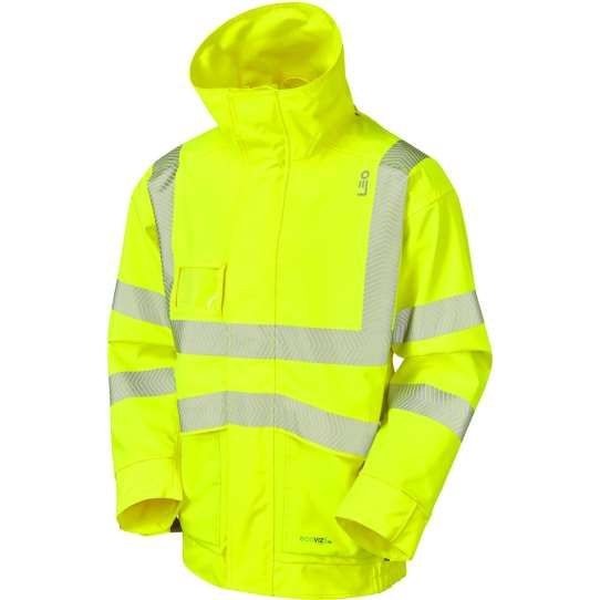 Dartmoor Leo EcoViz 10K Performance+ Breathable Bomber Jacket Yellow