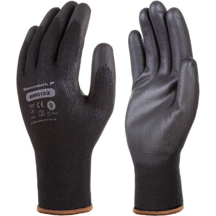 EMG133 Multi Purpose Polyester/PU Glove (Pack of 10)