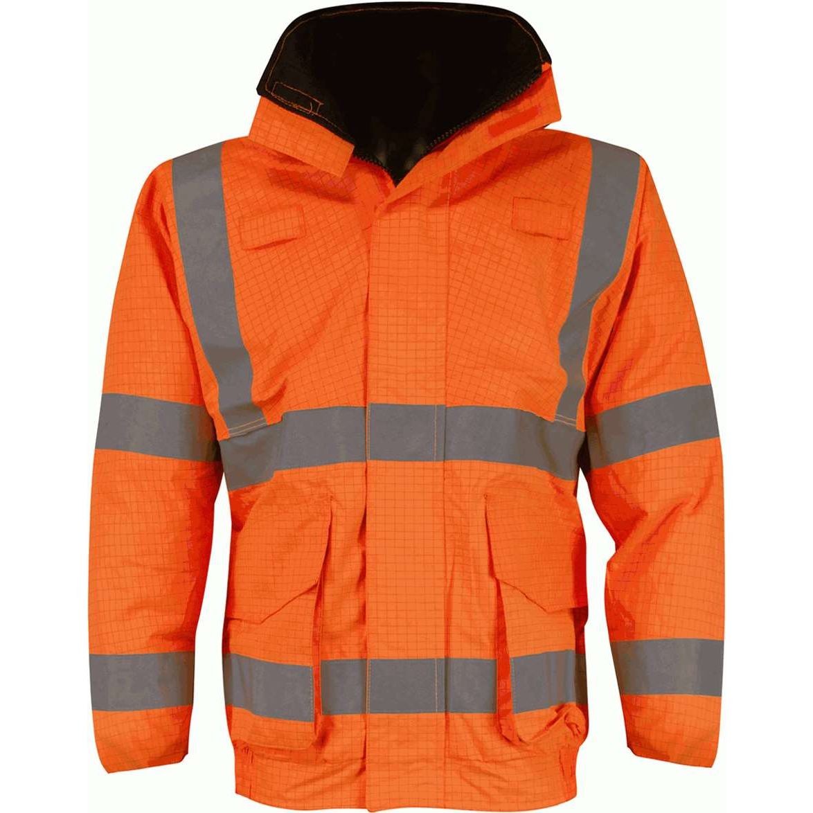 GEYSER: HYDRA MATRIX BOMBER JACKET ORANGE