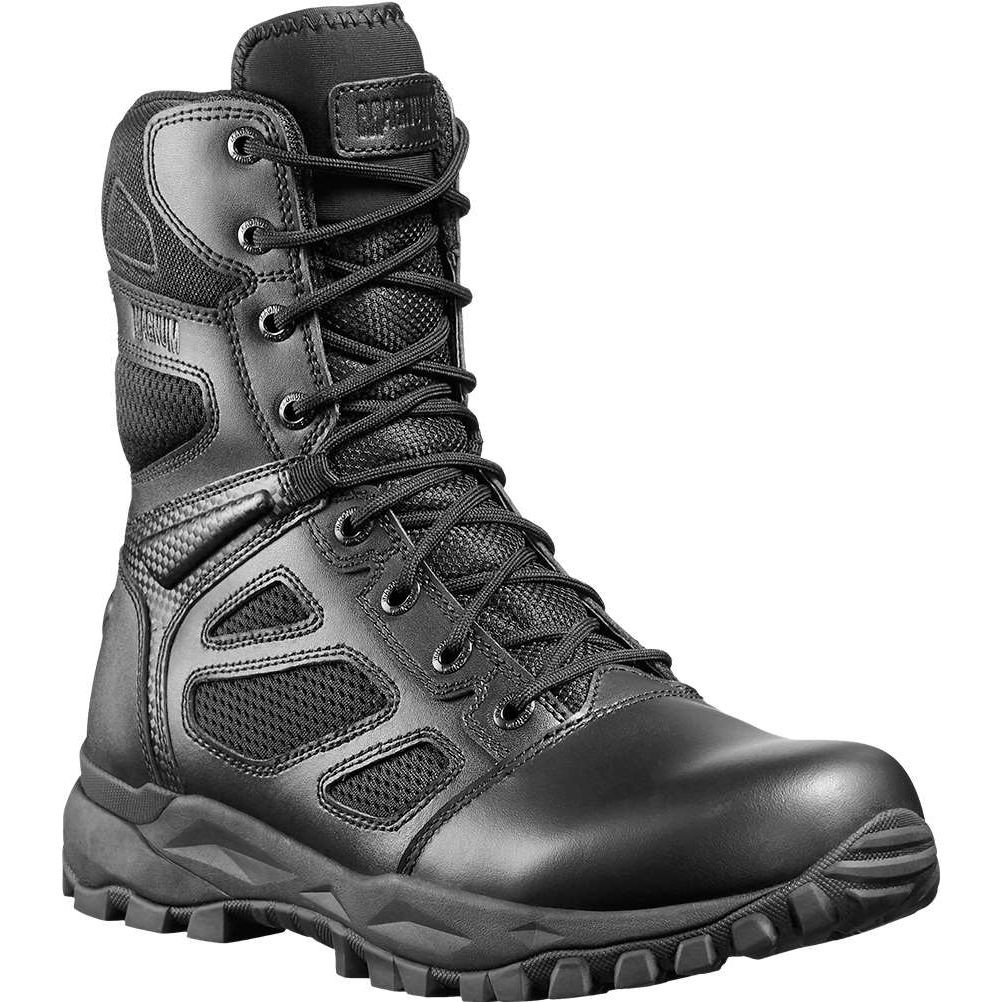 side zip combat boots