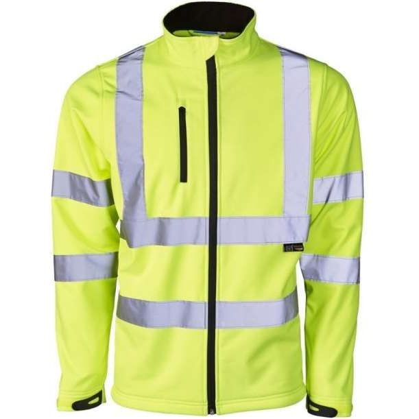 Supertouch Hi Vis Yellow Softshell Jacket