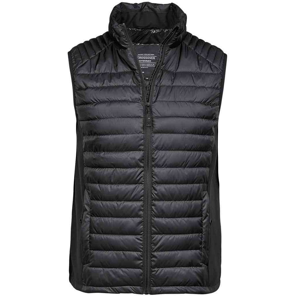 Tee Jays T9624 Black Crossover Padded Bodywarmer