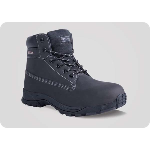 Titan Jaguar Black S3 Safety Boots