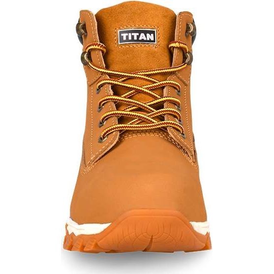 Titan Jaguar Nubuck Leather S3 Safety Boots Honey