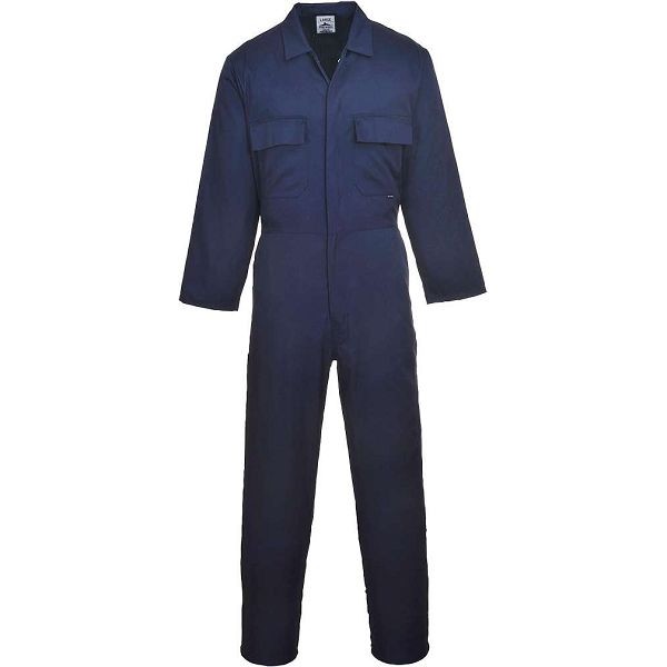 White Cotton Drill Coverall | Work & Wear Direct