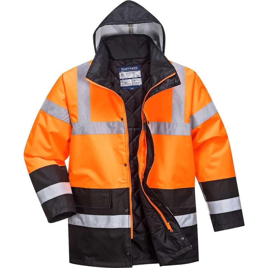 Hi-Vis Contrast Winter Traffic Jacket S467