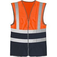 Brig Hi Viz Two Tone Waistcoat - HVW03TT