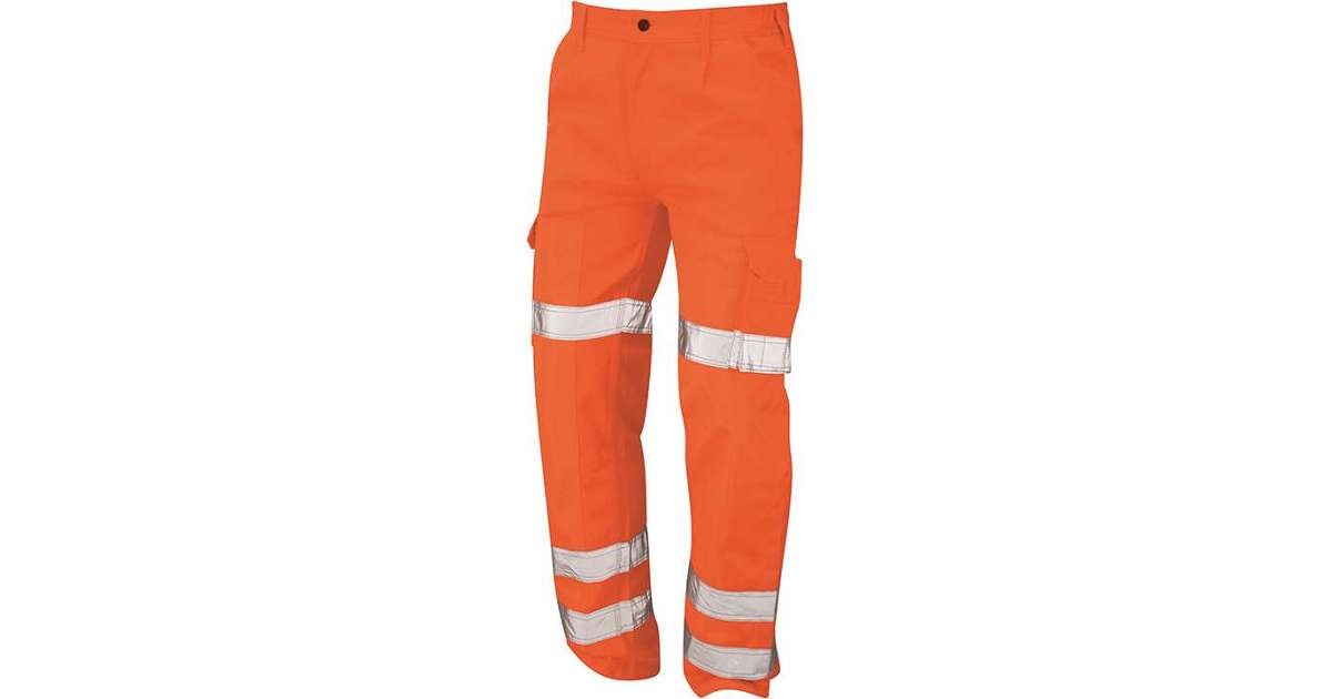 Hi Vis Cargo Trousers With Reflective Tape  Alsico Workwear