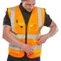 Hi Vis Orange Executive Waistcoat