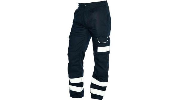 Yoko HiVis Cargo Trousers with Knee Pad Pockets