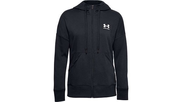 Under Armour Rival Women's Tennis Hoodie - Ash Plum/Black