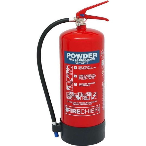 Firechief Xtr 9kg Powder Fire Extinguisher (fxp9) 