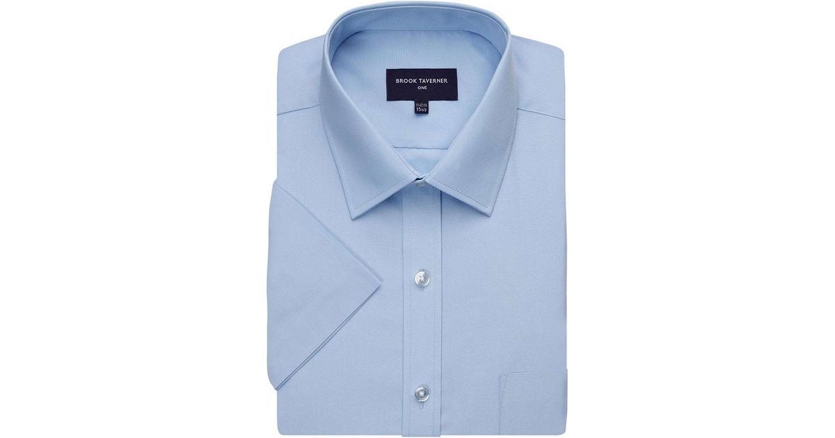 Brook Taverner Vesta Short Sleeve Shirt Work Wear Direct