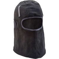 BALACLAVA THINSULATE LINED BLACK WITH HOOK AND LOOP