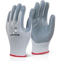 Beeswift Click Nitrile Foam Nylon Glove - Pair