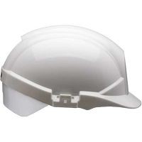 Centurion Reflex White Slip Ratchet Helmet With Silver Flash