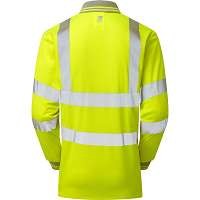 Pulsar Hi Vis Long Sleeved Polo Shirt (P458)