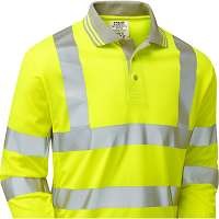 Pulsar Hi Vis Long Sleeved Polo Shirt (P458)